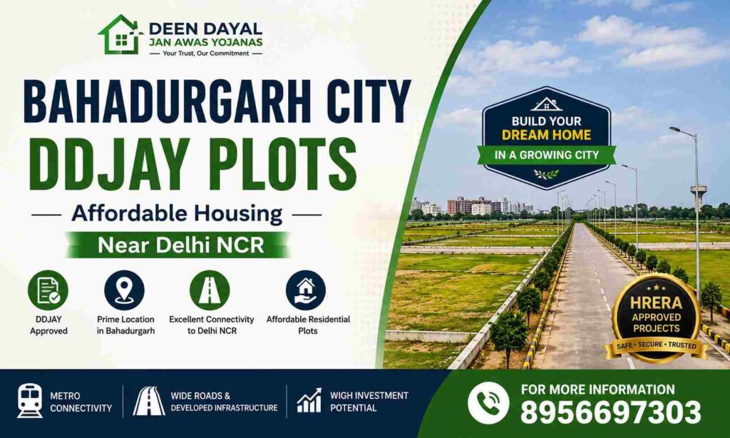 DDJAY Plots in Bahadurgarh City